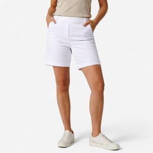 Spanx Women's On-the-Go 6" Shorts Classic White 20375R Ultimate Opacity size L